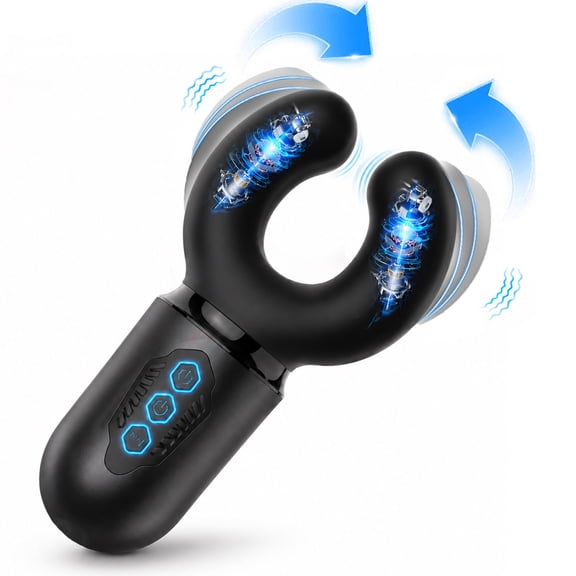ESVOW Automatic Male Masturbator Sex Toys for Men Waterproof Stroker with 10 Clamping & 10 Vibrating Modes Adult Toy for Self-Pleasure Masturbation Couples Massager Soft Silicone Trainer