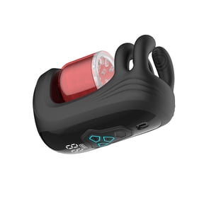 AYIYUN APP Squeezing Male Masturbator Sex Toys for Men 2 in 1 Stroker 7 Suction & 10 Vibrating & 3 Thrusting Modes Automatic Adult Toy