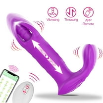 ESVOW Remote Control Thrusting Vibrator APP Wearable Female Sex Toys, Bluetooth Adult Toy with 3 Thrusting 9 Vibrating Modes for Women Pleasure, Vibrating Panty for Couples