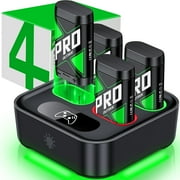 ESYWEN Charger for Xbox Rechargeable Battery Pack, 4 X 4080mWh Xbox One Controller Battery Packs for Xbox Series X/S/Xbox One/S/X/Elite,Xbox Accessories