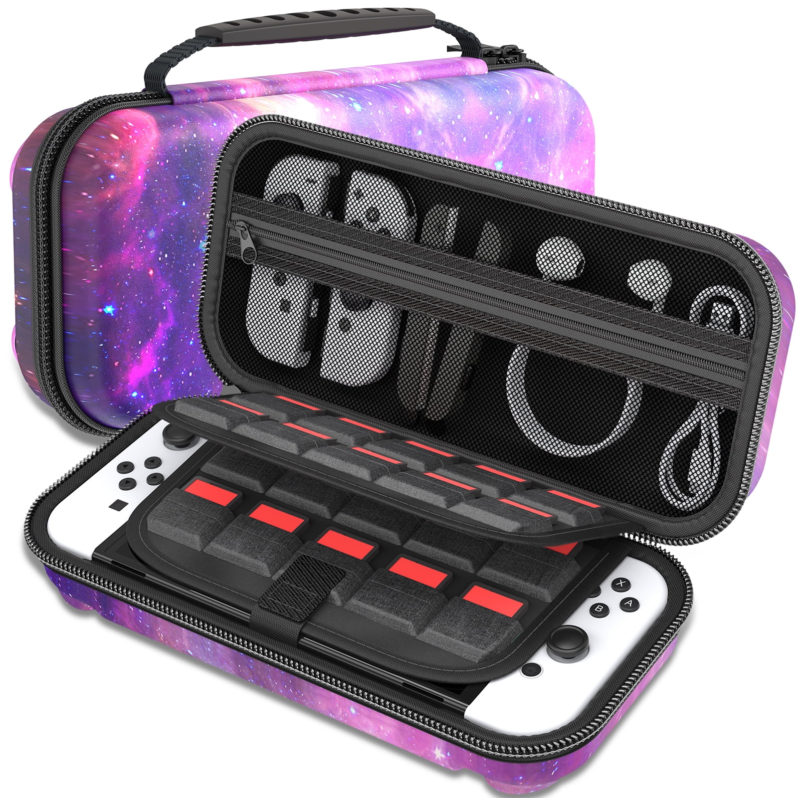 ESYWEN Switch Case for Nintendo ,Portable Switch Carry Case with Handle ...