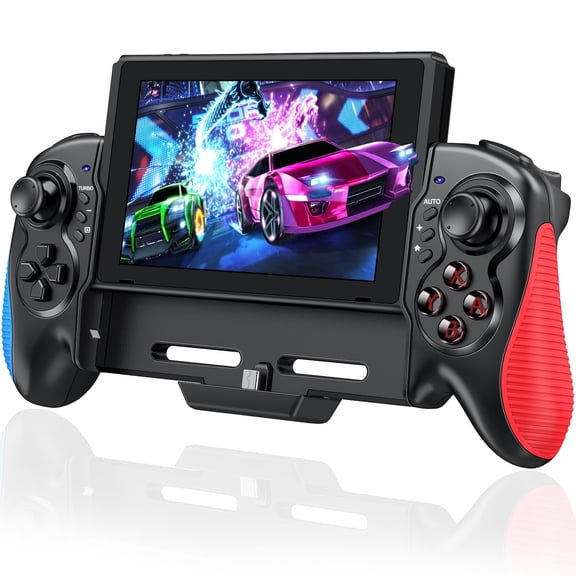 ESYWEN Switch Controller for Nintendo Switch/OLED with Handheld Grip, Vibration, Built-in 6-Axis Gyro Joystick