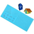 thumbnail image 1 of ESquareOne - 3D Printing Mat for Adult - 16.7x7.9-inch Animal Patterns, Circles, Square Grids - Blue, 1 of 7