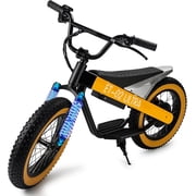 ET-02 Ultra Electric Bike for kids, 750W Electric Balance Bike for Kids, 16 Inflatable Tires, Up to 18.6 MPH, 36V 7.8Ah Battery, Rear Disc Brake, Lightweight Off-Road E Bike for Kids Ages 6-12