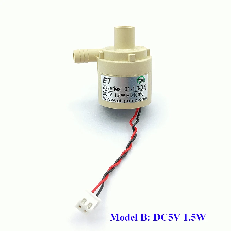 ET 23 Series Mini Brushless DC 5V 6V Submersible Water Pump with Centrifugal Impeller for DIY Fountain Aquarium Circulating Pump