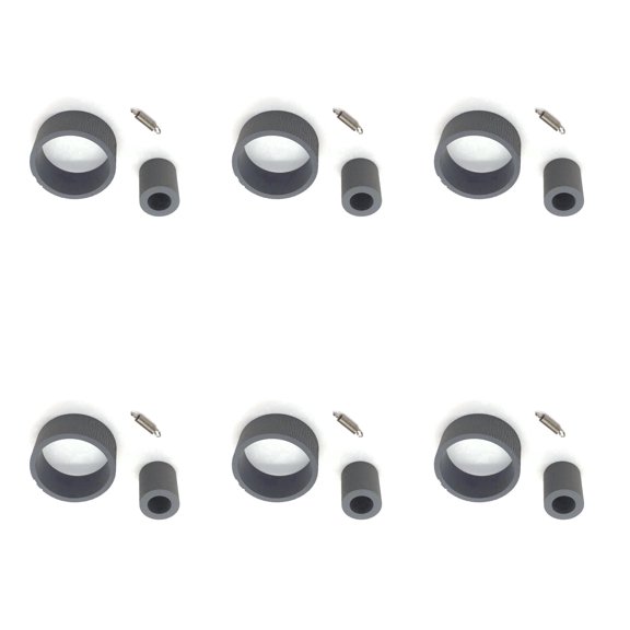ISSCX 6 Sets Paper Feed Pickup Separation Roller Fits For Epson XP-400 XP-401 XP-410 XP-411 XP-412 XP-413 XP-420 XP-422 XP-425 XP-431 XP-432 XP-434 XP-435 XP-440 XP-441 XP-442 XP-445 XP-446 Printer R