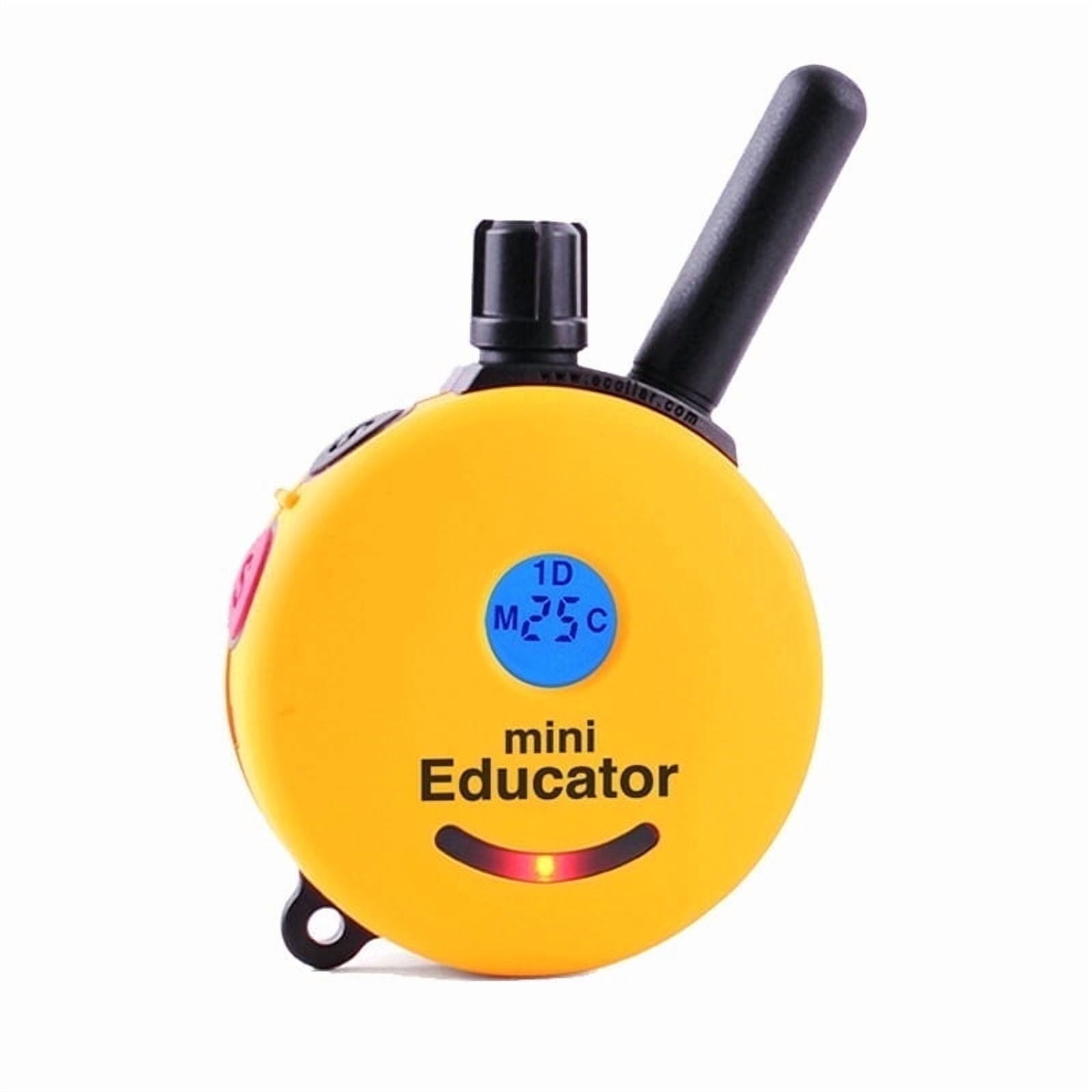 E-Collar  ET-300/302 Mini Educator Replacement Remote Transmitter - ½‑Mile Dog Remote with 100 Levels, Tone & Vibration, Waterproof, 1 Humane‑Dog System