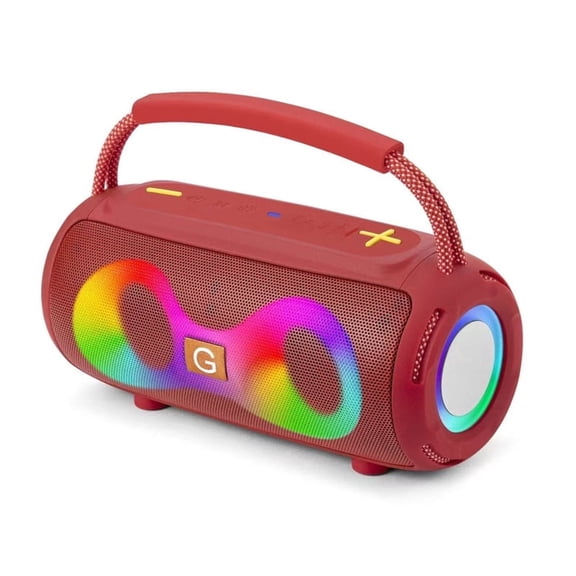 ET-312 Portable Bluetooth 5.3 Speaker with RGB Ambient Light, Large Dual Diaphragm for Premium Hi-Fi Sound & Low Latency, Ideal for Home, Car, Outdoor & Parties