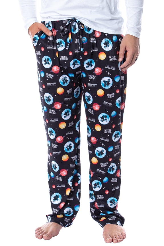 ET Movie 40th Anniversary PJ Extra Terrestrial Mens' Sleep Pajama Pants