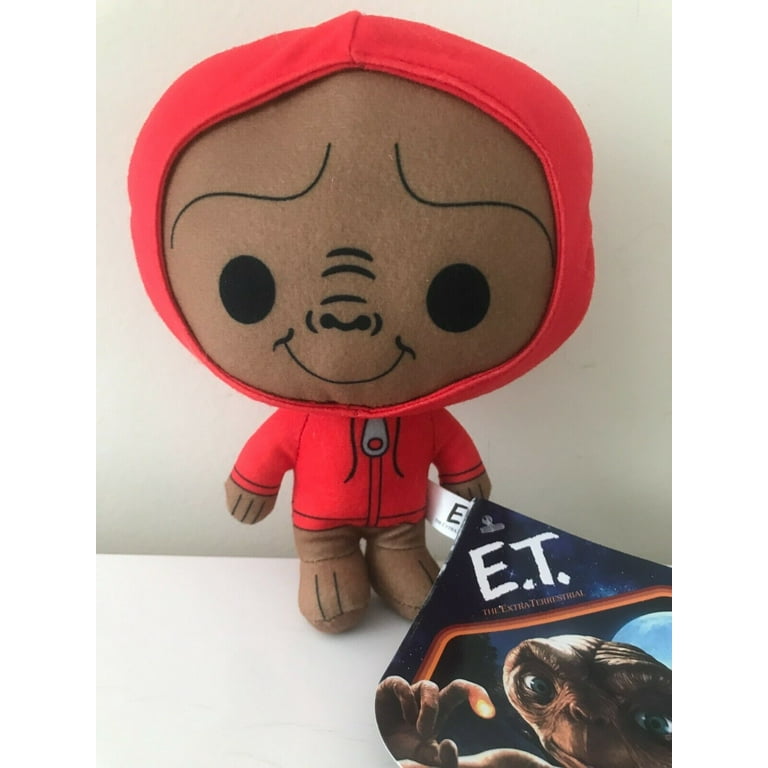 ET Plush Toy Extra terrestrial Alien 6 inches. Red Hoodie. NWT. Soft