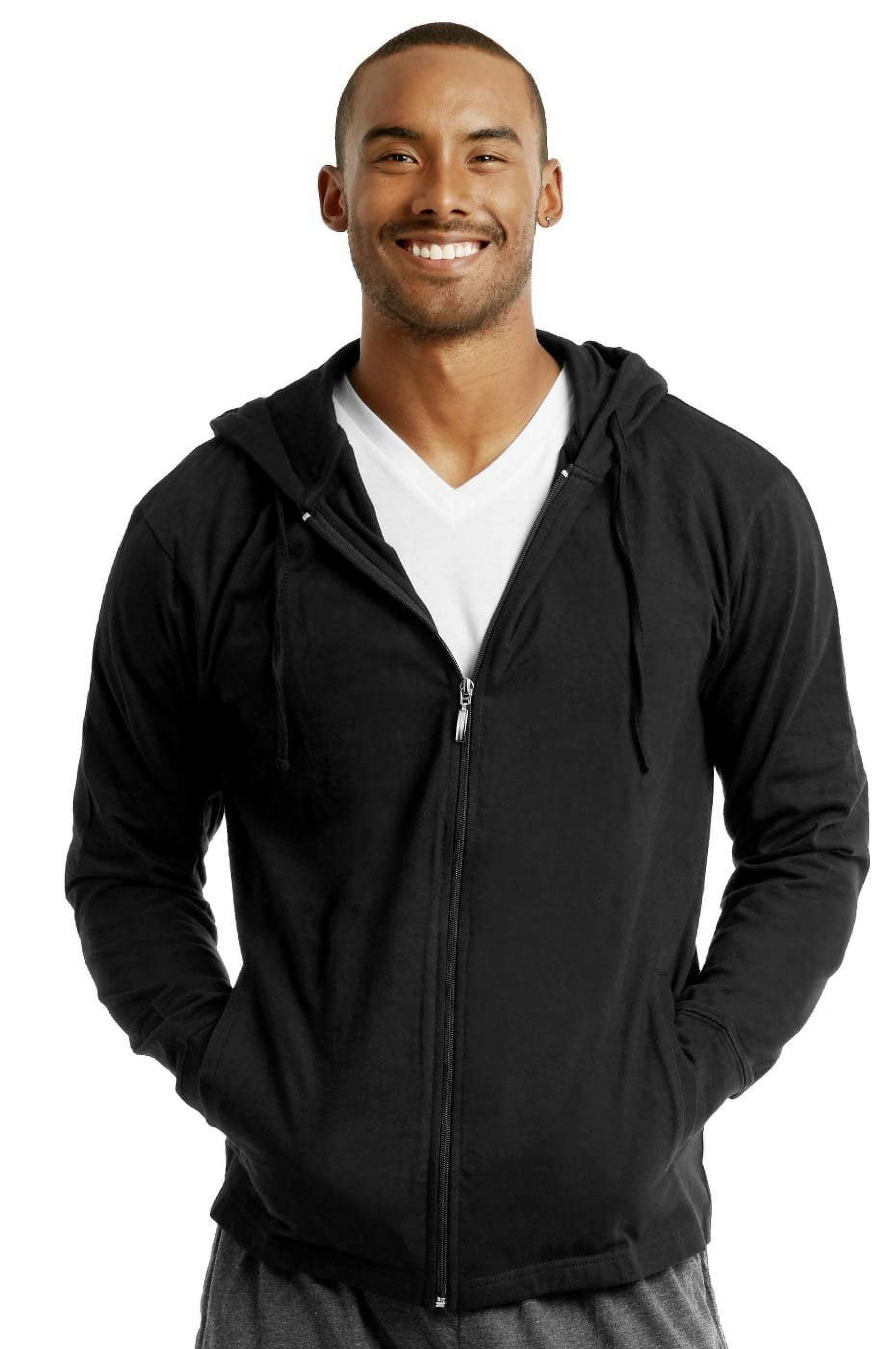ET TU Hoodie Jacket Men s Cotton Lightweight Zip Up Hoodie Jacket 3XL