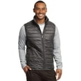 thumbnail image 1 of ET TU Men's Lightweight Puffer Vest L, Grey, 1 of 4