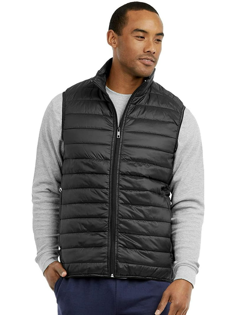 トップス Antwort REVERSIBLE VEST BLACK SIZE1 Men's Lightweight Puffer Vest with Hood, Water-Resistant