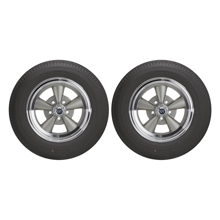 ET Vintage 15x4 Inch Front Aluminum Gasser Wheel/Tire Set, 560-15 