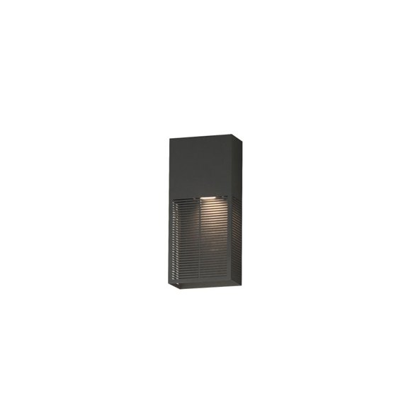 ET2 E30392-ABZ 14 in. LED Grate-Outdoor Wall Sconce, Architectural Bronze