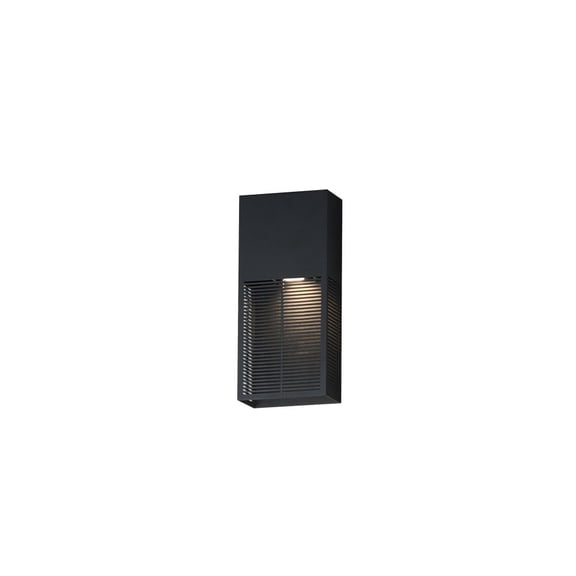 ET2 E30392-BK 14 in. LED Grate-Outdoor Wall Sconce, Black