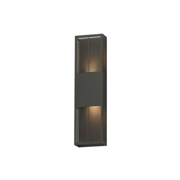 ET2 E30394-ABZ 24 in. LED Grate-Outdoor Wall Sconce, Architectural Bronze