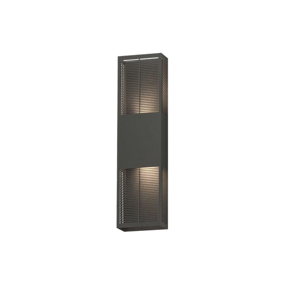 ET2 E30394-ABZ 24 in. LED Grate-Outdoor Wall Sconce, Architectural Bronze
