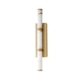 thumbnail image 1 of ET2 E11203-WAGLD 26 in. Aragon-Wall Sconce Bath Vanity, White Alabaster & Gold, 1 of 5
