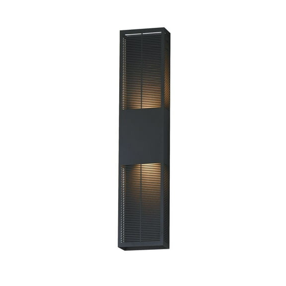 ET2 E30395-BK 30 in. LED Grate-Outdoor Wall Sconce, Black