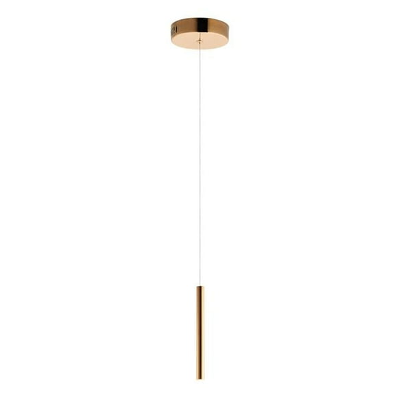 ET2 E10001-RG Flute LED 1 in. Rose Gold Mini Pendant Ceiling Light