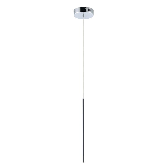 ET2 E10002-PC Flute LED 1 in. Polished Chrome Mini Pendant Ceiling Light