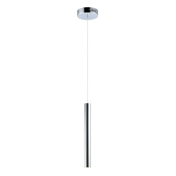 ET2 Flute 1-Light LED Pendant - Polished Chrome - E10011-PC