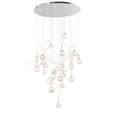 thumbnail image 1 of ET2 E20658-91PC 32 in. Bobble 24-Light LED Pendant Ceiling Light, Polished Chrome, 1 of 5