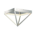 thumbnail image 1 of ET2 E20811-PC Pyramid LED 16 in. Polished Chrome Flush Mount Ceiling Light, 1 of 3
