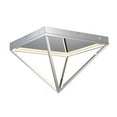 thumbnail image 1 of ET2 Pyramid 19.75" Wide Steel Flush Mount Ceiling Light, 1 of 2