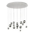 thumbnail image 1 of Bollero Polished Chrome 15-Light LED 40-Inch Pendant, 1 of 2