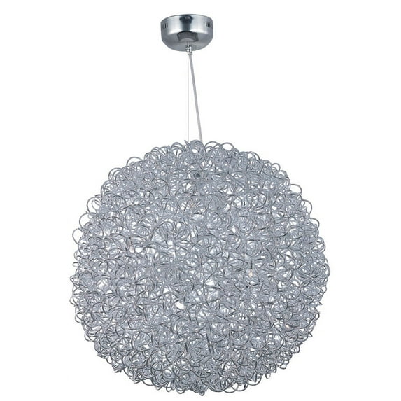 ET2 Lighting - Cycle-77W 1 LED Pendant-24.5 Inches wide by 2 inches high-Black