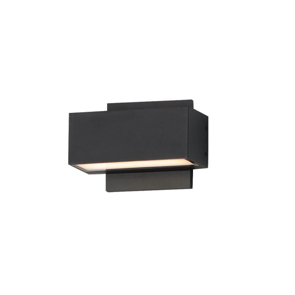 ET2 E23217-BK 6.75 x 3.25 in. Blok-Outdoor Wall Mount, Black
