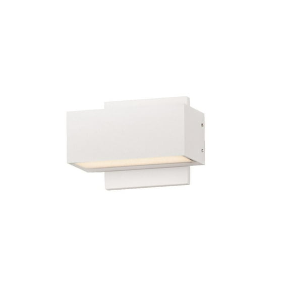 ET2 E23217-WT 6.75 x 3.25 in. Blok-Outdoor Wall Mount, White
