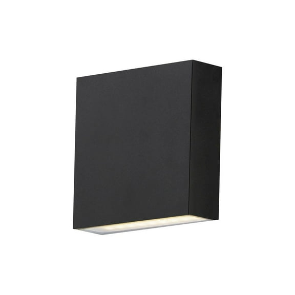 E23212-BK-ET2 Lighting-Brik-8W 2 LED Outdoor Wall Mount-4.75 Inches wide by 4.75 inches high-Black Finish