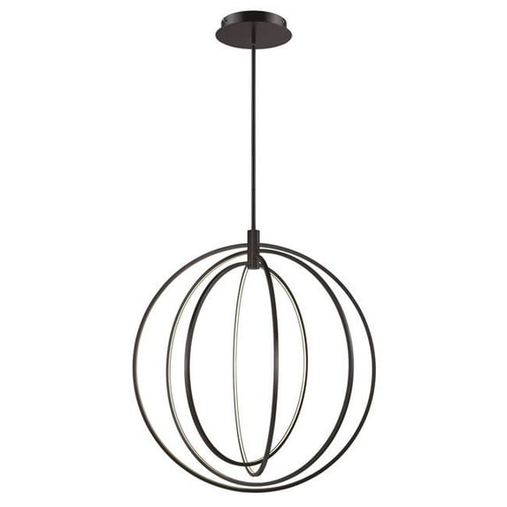 ET2 E24049-BZ Concentric LED 36 in. Bronze Single Pendant Ceiling Light