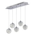 thumbnail image 1 of ET2 E24265-91PC Orb 5-Light Pendant Ceiling Light, Polished Chrome, 1 of 1