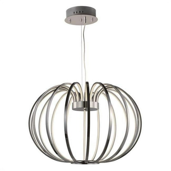 ET2 E24526-PC Argent LED 34 in. Polished Chrome Single Pendant Ceiling Light