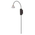 thumbnail image 1 of ET2 E24809-75BKMG 5 in. Hope One-Light Wall Sconce Light, Black & Metallic Gold, 1 of 8