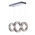 thumbnail image 1 of ET2 E30563-20PC 12 in. Charm LED Linear Pendant Ceiling Light, Polished Chrome, 1 of 8
