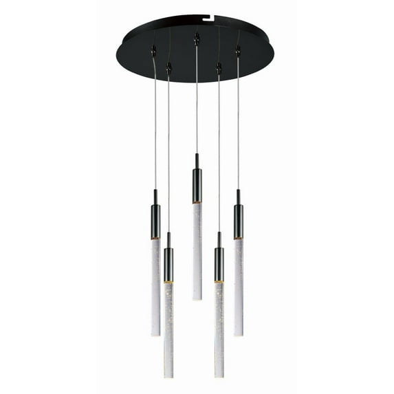 ET2 Scepter 5-Light LED Pendant - Black Chrome - E32775-91BC