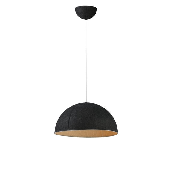 ET2 E34614-DG 16 x 8 in. Wimbledon-Single Pendant, Dark Gray