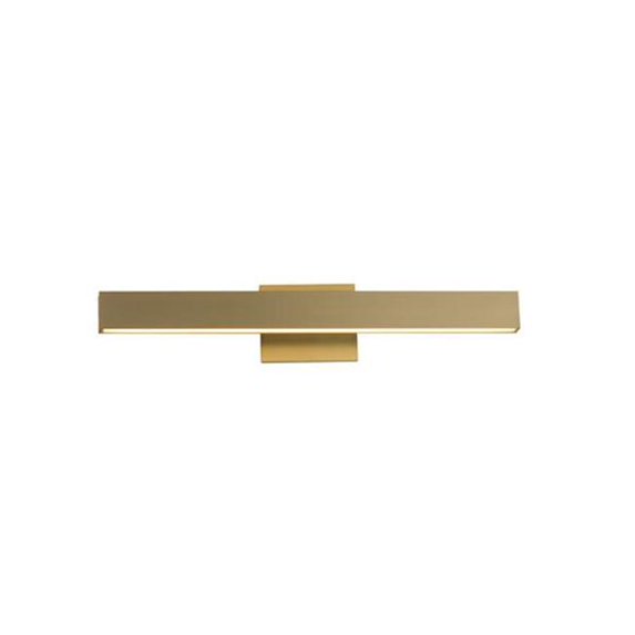 ET2 E42662-SBR 4.75 x 24 in. Alumilux Sideline Bathroom Vanity, Satin Brass