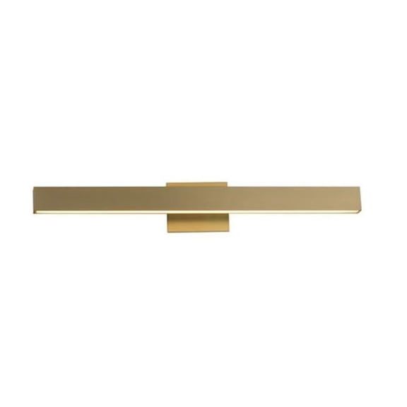 ET2 E42663-SBR 4.75 x 30 in. Alumilux Sideline Bathroom Vanity, Satin Brass