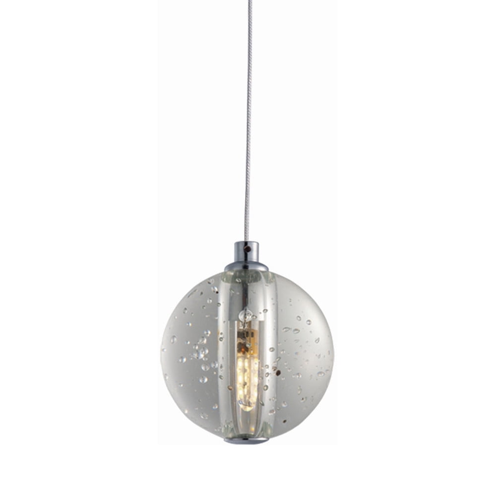 ET2 EP96317 Polished Chrome / Bubble Glass Harmony 3" Led Pendant