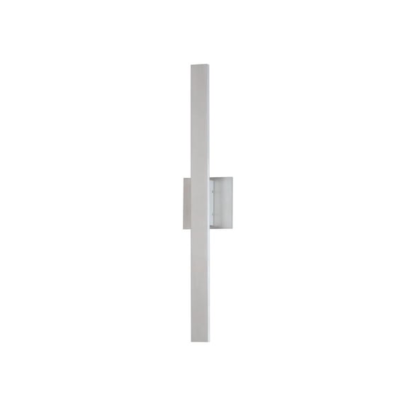 E41343-SA ET2 Lighting Alumilux Line - 24 Inch 13W 2 LED Outdoor Wall Sconce-Satin Aluminum Finish