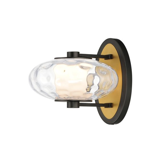 ET2 Lighting - Amulet - 8W 1 LED Wall Sconce-5 Inches Tall and 8.5 Inches Wide