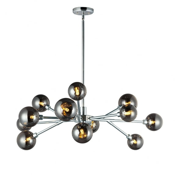 -48W 12 Led Chandelier-41.5 Inches Wide By 12.25 Inches High Et2 Lighting E24826-138Pc