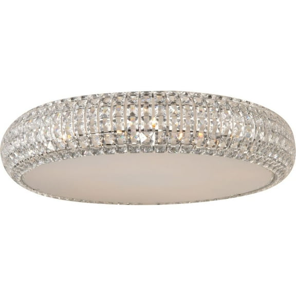 ET2 Lighting - Bijou-4 Light Flush Mount in Contemporary style-13 Inches wide by
