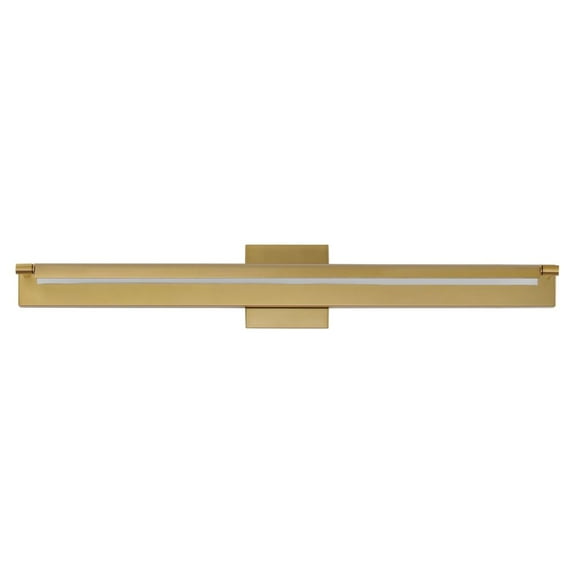 E21393-NAB ET2 Lighting Bookkeeper - 28W 1 LED Wall Sconce-4.75 Inches Tall and 30 Inches Wide-Natural Aged Brass Finish